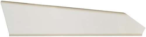 Sun Visor - Right Side - Fiberglass - White - Triple X Midget - Each