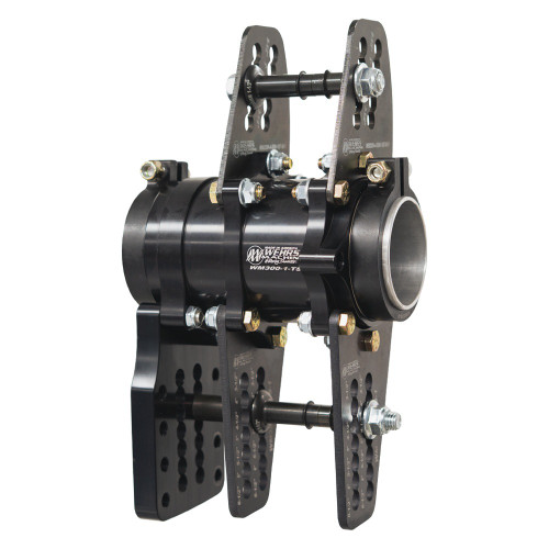 Birdcage - Combo - Driver Side - Rear - 3.000 in Bearing - Triple Shear - Adjustable - Hardware / Clamp Rings - Aluminum - Black Anodized - Universal - Kit