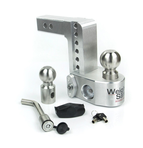 Ball Mount Hitch - 2 in Shaft - 2 / 2-5/16 in Hitch - 6 in Drop - 12500 lv Capacity - Steel - Natural - Each