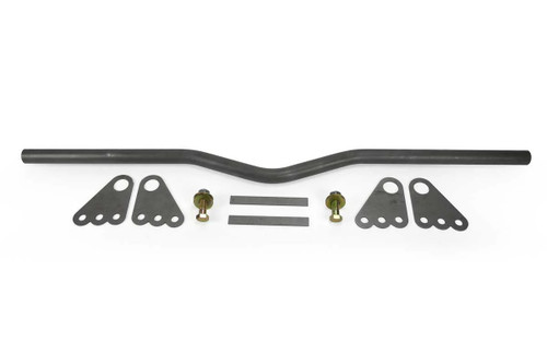Ladder Bar Crossmember - Weld-On - 1-5/8 in OD - 55 in Wide - 2 in Drop - Brackets / Hardware - Steel - Natural - Kit Ladder Bar Crossmember - Weld-On - 1-5/8 in OD - 55 in Wide - 2 in Drop - Brackets / Hardware - Steel - Natural - Kit