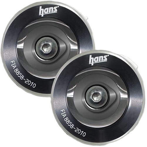 Helmet Anchor - Post Style - Aluminum - Black - SAH Helmets - Pair