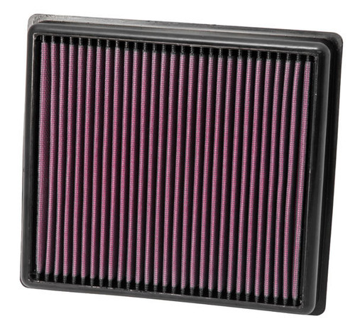 Air Filter Element - Panel - 8.938 x 8 in - 1.25 in Tall - Reusable Cotton - Red - Various BMW Applications 2011-21 - Each