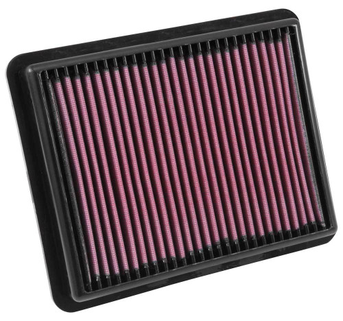 Air Filter Element - Panel - 9.875 x 7.938 in - 1.375 in Tall - Reusable Cotton - Red - Various Mazda Applications 2012-25 - Each Air Filter Element - Panel - 9.875 x 7.938 in - 1.375 in Tall - Reusable Cotton - Red - Various Mazda Applications 2012-25 - Each