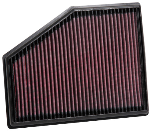 Air Filter Element - Panel - 10.688 x 8.625 in - 1.125 in Tall - Reusable Cotton - Red - Various BMW Applications 2015-26 - Each Air Filter Element - Panel - 10.688 x 8.625 in - 1.125 in Tall - Reusable Cotton - Red - Various BMW Applications 2015-26 - Each