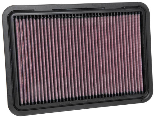 Air Filter Element - Panel - 12.063 x 8.344 in - 1 in Tall - Reusable Cotton - Red - Suzuki Swift 2017-20 - Each
