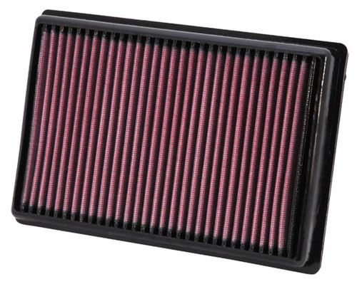 Air Filter Element - Panel - 9.125 x 6.156 in - 1.125 in Tall - Reusable Cotton - Red - BMW S1000RR / HP4 Race 999 2009-20 - Each