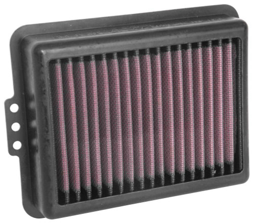 Air Filter Element - Panel - 6.938 x 5.125 in - 1.313 in Tall - Reusable Cotton - Red - BMW F750 / F800 / F850 / F900 2018-25 - Each