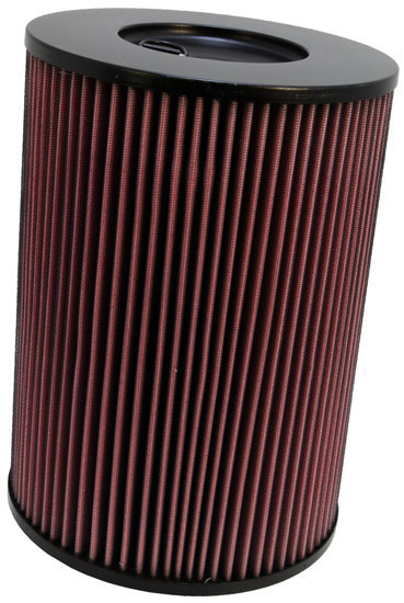 Air Filter Element - Round - 9 in Diameter - 12.938 in Tall - Reusable Cotton - Red - AM General / Hummer H1 1992-2005 - Each