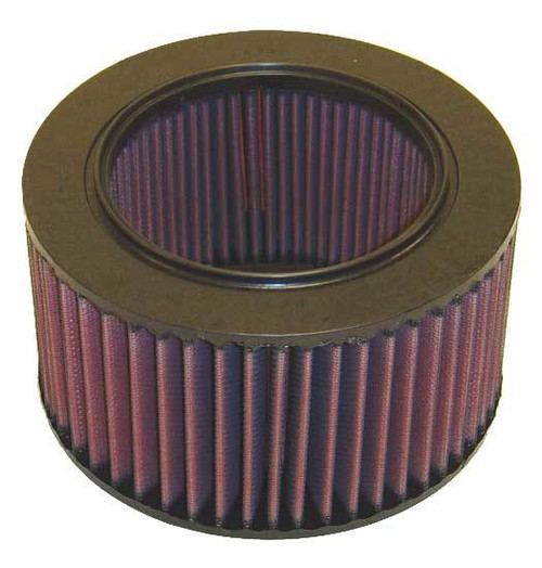 Air Filter Element - Round - 7.25 in Diameter - 4.375 in Tall - Reusable Cotton - Red - Various Suzuki Jimny / Samurai 1984-97 - Each