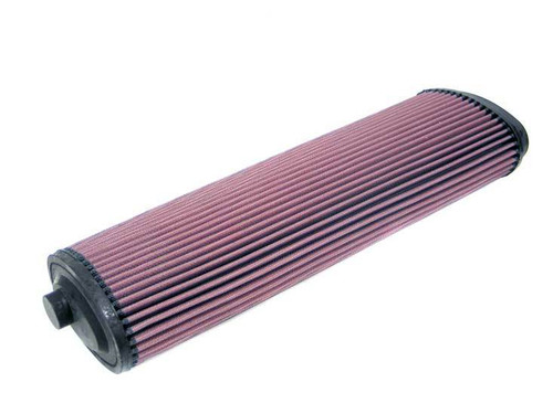Air Filter Element - Conical - 5.625 x 3.375 in Base - 4.625 x 3.125 in Top - 18.063 in Tall - Reusable Cotton - Red - Various BMW / Land Rover Applications - Each