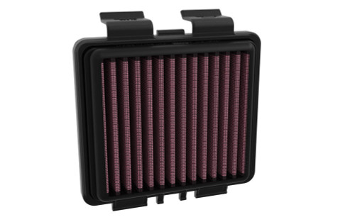 Air Filter Element - Panel - 5.25 x 4.625 in - 1 in Tall - Reusable Cotton - Red - Honda CRF300L 2021-24 - Each