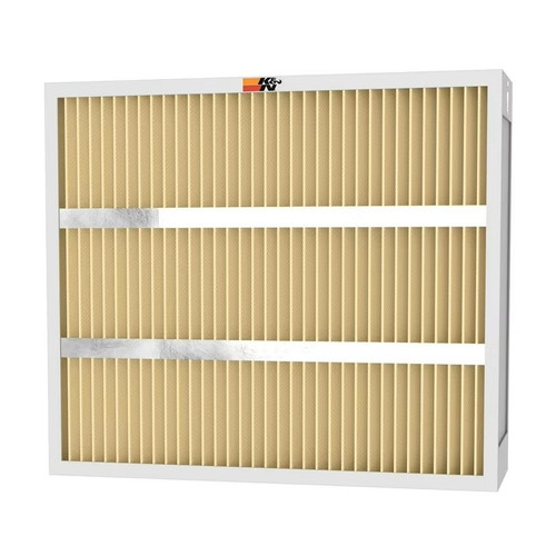 Air Filter Element - Panel - 24.75 x 19.88 in - 4.38 in Tall - Synthetic Reusable - White - HVAC - Each