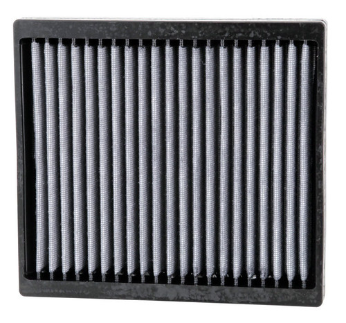 Cabin Air Filter - Panel - 8.563 x 7.813 in - 1.125 in Tall - Synthetic - White - Various Mitsubishi / Nissan / Mazda / Isuzu Applications 2000-25 - Each