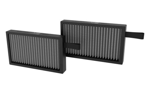 Cabin Air Filter - Panel - 9.5 x 5.5 in - 1.188 in Tall - Synthetic - White - Tesla Model 3 / Y 2017-25 - Pair