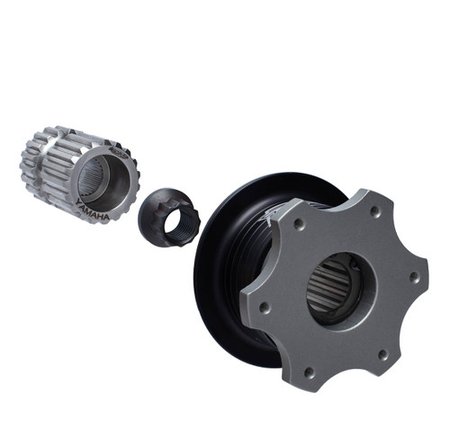 Steering Wheel Quick Release - Aluminum - Black Anodized - Yamaha - Kit Steering Wheel Quick Release - Aluminum - Black Anodized - Yamaha - Kit