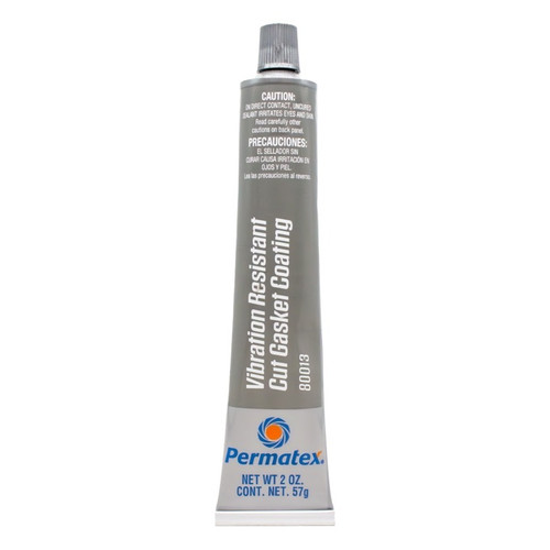 Gasket Sealant - Cut Gasket Coating - Vibration Resistant - 2 oz Tube - Gray - Each