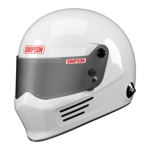 Helmet - Bandit - Full Face - Snell SA2025 - Head and Neck Support Ready - White - Large - Each Helmet - Bandit - Full Face - Snell SA2025 - Head and Neck Support Ready - White - Large - Each
