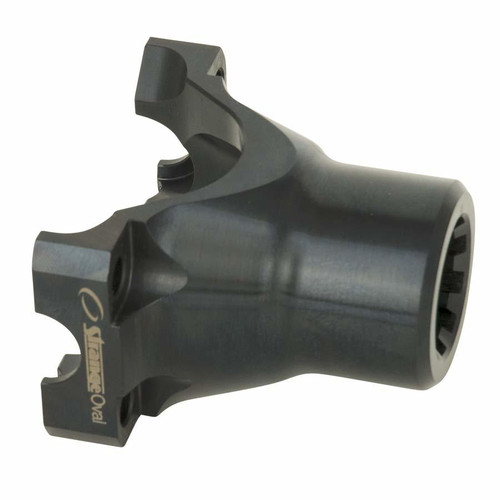 Pinion Yoke - 10 Spline - 3.25 in Long - Chromoly - Black Oxide - 1310 U-Joint - Each