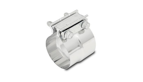 Exhaust Clamp - Easy Seal - Band Clamp - 3 in Diameter - 3-1/2 in Wide Band - Lap Joint - Stainless - Natural - Each