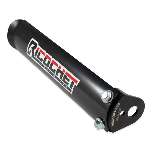 Shock Cover - 7-9 in Long - 1/2 in Hole - Aluminum / Plastic - Black Anodized - Each