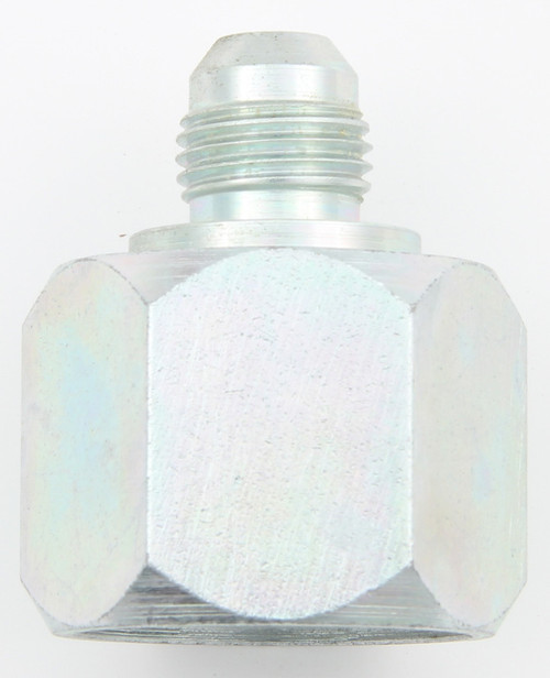 Fitting - Adapter - Straight - 12 AN Female to 6 AN Male - Steel - Zinc Oxide - Each