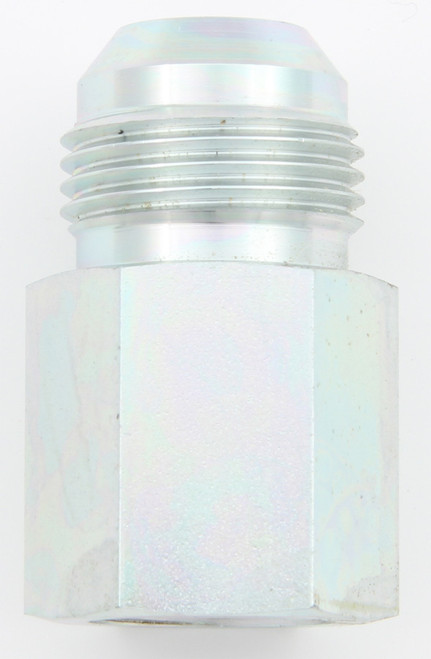 Fitting - Adapter - Straight - 1/2 in NPT Female to 12 AN Male - Steel - Zinc Oxide - Each