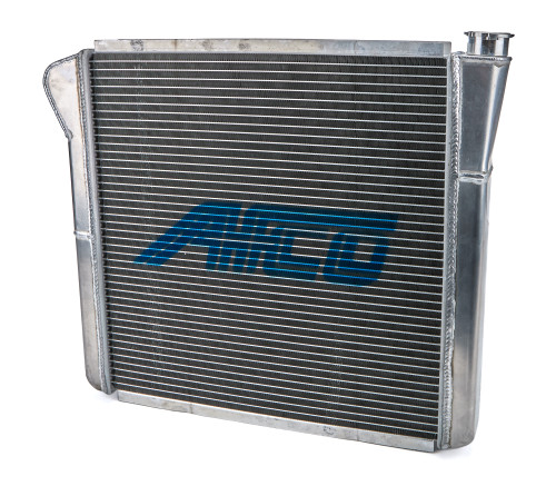 Radiator - 19 in W x 25 in H x 2.25 in D - Passenger Side Inlet - Passenger Side Outlet - Aluminum - Natural - Each