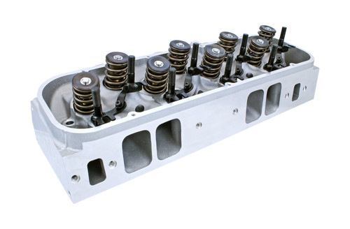 Cylinder Head - Enforcer - Assembled - 2.250 / 1.880 in Valves - 335 cc Intake - 122 cc Chamber - 1.550 in Springs - Aluminum - Big Block Chevy - Each
