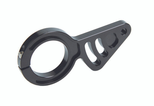 Fuel Pump Bracket - Clamp-On - Aluminum - Black Anodized - Aeromotive Pulley / Hex Drive Fuel Pumps - Each
