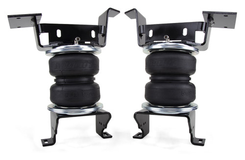 Air Spring Kit - Loadlifter 5000 - Bags / Brackets / Lines - 5000 lb Capacity - Black Powder Coat Brackets - Rear - GM Fullsize Truck 2020-25 - Kit