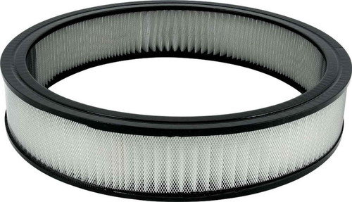 Air Filter Element - Round - 16 in Diameter - 3 in Tall - Wire Mesh Included - Paper - White - Each