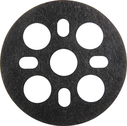 Cooling Fan Reinforcement Plate - 0.062 in Thick - 3.5 in OD - 5/16 in Mounting Hole - Aluminum - Black Paint - Allstar Nylon Cooling Fans - Each