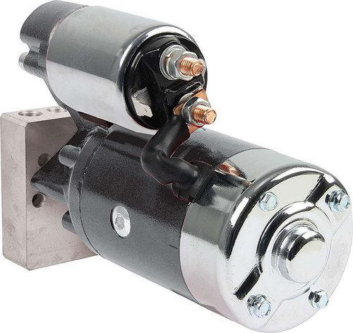 Starter - Mini Starter - 3.75:1 Gear Reduction - Black - 153 / 168 Tooth Flywheel - Straight Mount - Chevy V8 - Each
