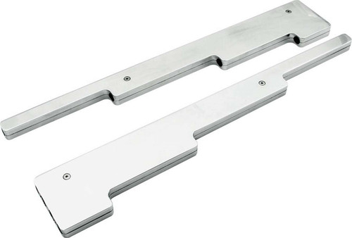 Spark Plug Wire Loom - Valve Cover Mount - 9.5 mm - Horizontal - Aluminum - Polished - Kit