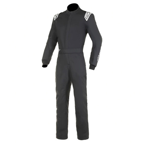 Driving Suit - Vapor - 1-Piece - SFI 3.2A/5 - Triple Layer - Aramid - Black / White - Size 48 - Small - Each Driving Suit - Vapor - 1-Piece - SFI 3.2A/5 - Triple Layer - Aramid - Black / White - Size 48 - Small - Each