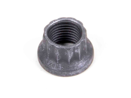 Nut - Locking - 3/8-24 in Thread - 7/16 in 12 Point Head - Mechanical - Steel - Cadmium - Each