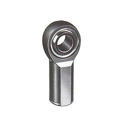 Rod End - AW Series - Spherical - 3/8 in Bore - 3/8-24 in Right Hand Female Thread - Steel Ball - Steel - Zinc Oxide - Each