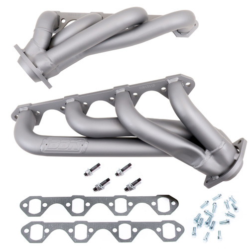 Headers - Swap - 1.625 in Primary - 2.5 in Collector - Gaskets / Hardware Included - Steel - Titanium Ceramic - Small Block Ford - Ford Mustang 1979-93 - Pair Headers - Swap - 1.625 in Primary - 2.5 in Collector - Gaskets / Hardware Included - Steel - Titanium Ceramic - Small Block Ford - Ford Mustang 1979-93 - Pair