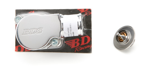 Water Neck - 90 Degree - 1-1/2 in ID Hose - Gasket - Stainless Hardware - Aluminum - Polished - Chevy V8 - Each