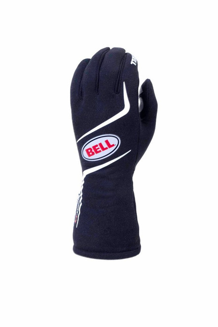 Driving Gloves - Sport-TX - SFI 3.3/5 - Double Layer - Aramid - Elastic Cuff - Red / Black - Medium - Pair