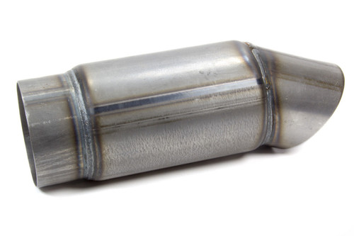 Muffler - 3.5 in Center Inlet - 3.5 in Turn Down Outlet - 6 x 4.5 in Round Body - 11.5 in Long - Steel - Natural - Each Muffler - 3.5 in Center Inlet - 3.5 in Turn Down Outlet - 6 x 4.5 in Round Body - 11.5 in Long - Steel - Natural - Each