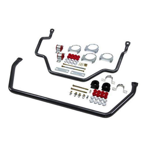 Sway Bar - Front / Rear - 1.375 in Diameter Front - 1.125 in Diameter Rear - Polyurethane Bushings - Steel - Silver Powder Coat - GM Fullsize SUV / Truck 1973-87 - Kit Sway Bar - Front / Rear - 1.375 in Diameter Front - 1.125 in Diameter Rear - Polyurethane Bushings - Steel - Silver Powder Coat - GM Fullsize SUV / Truck 1973-87 - Kit