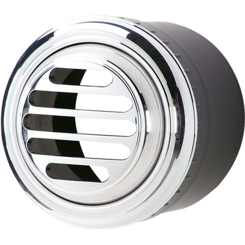 Air Conditioning Vent - Slotted - 2-1/2 in Diameter Hole / Hose - Aluminum Bezel / Vent - Polished - Each