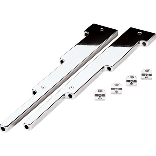 Spark Plug Wire Loom - Valve Cover Mount - 9 mm - Horizontal - Aluminum - Polished - Chevy / Ford V8 - Kit Spark Plug Wire Loom - Valve Cover Mount - 9 mm - Horizontal - Aluminum - Polished - Chevy / Ford V8 - Kit