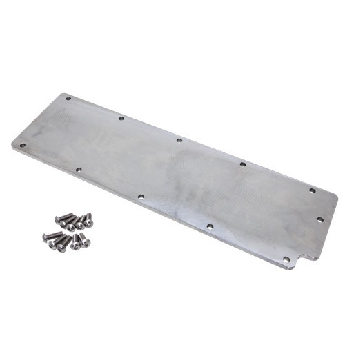 Valley Cover - 0.25 in Thick - Stainless Hardware - Aluminum - Machined - GM LS-Series - Each