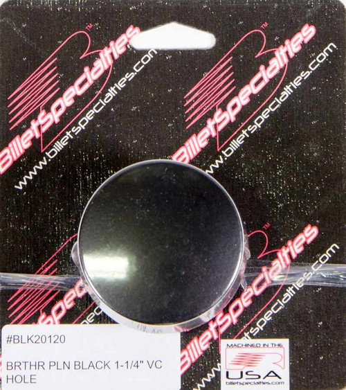 Breather - Push-In - Round - 1-1/4 in Hole - Aluminum - Black Anodized / Polished - Each Breather - Push-In - Round - 1-1/4 in Hole - Aluminum - Black Anodized / Polished - Each