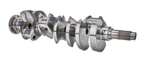 Crankshaft - 4.000 in Stroke - Internal Balance - Billet Steel - 1-Piece Seal - Noonan 4.9 Hemi - Each