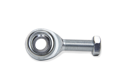 Rod End - Spherical - 1/2 in Bore - 1/2-20 in Right Hand Male Thread - Jam Nut Included - Misalignment - Steel Ball - Steel - Zinc Oxide - Each