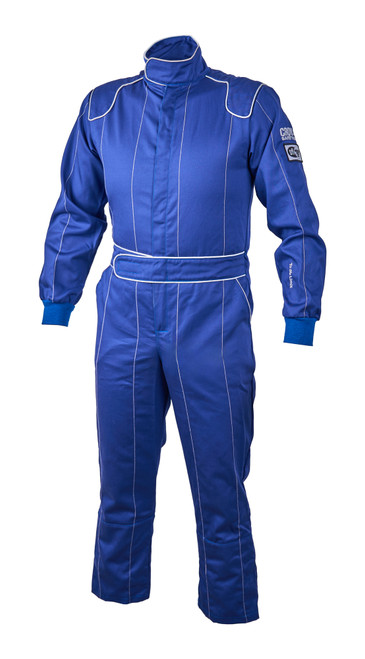 Driving Suit - Junior Legacy - 1-Piece - SFI 3.2A/1 - Single Layer - Proban - Blue - Youth Medium - Each