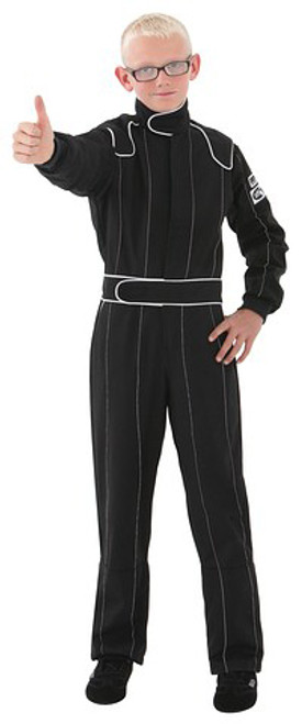 Driving Suit - Junior Legacy - 1-Piece - SFI 3.2A/1 - Single Layer - Proban - Black - Youth Medium - Each Driving Suit - Junior Legacy - 1-Piece - SFI 3.2A/1 - Single Layer - Proban - Black - Youth Medium - Each
